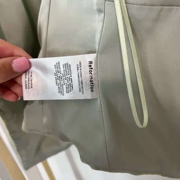 Reformation Azalea Top Seafoam Floral - Size 0 - Picture 1 of 3